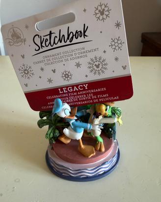 Paperino Jose Carioca statuina Sketchbook Disney