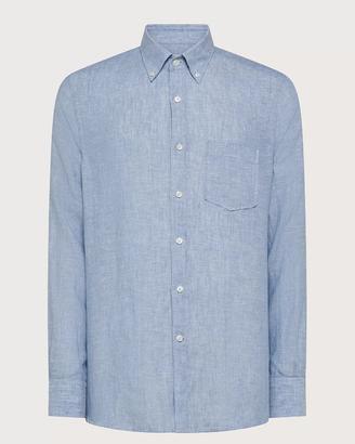 Camicia lino SEVENTY - blu- taglia 39