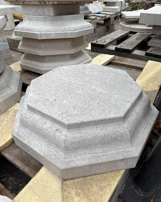 Copri pilastro ottagonale in pietra