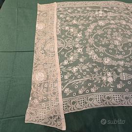 TENDA FILET REALIZZATA A MANO PEZZO UNICO