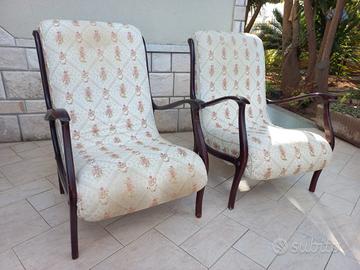 poltrone vintage Mitzi Ezio Longhi