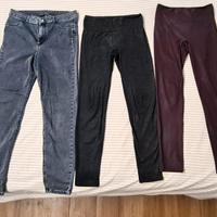 Leggins vita alta LCalzedonia nero grigio bordeaux