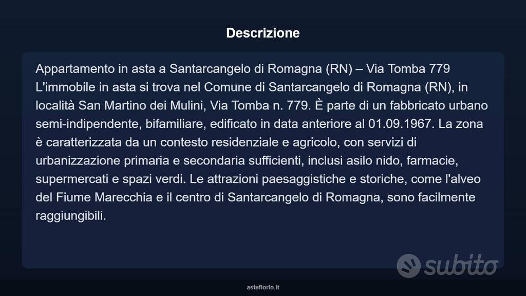 Appartamento – Santarcangelo di Romagna, San Martino dei Mulini - Vista 4