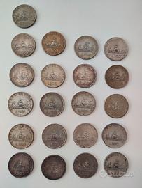 Lotto 21 monete 500 Lire Caravelle in Argento 835