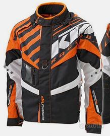 🟠 Giacca moto KTM ufficiale | Maniche Removibili 🟧