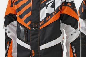 🟠 Giacca moto KTM ufficiale | Maniche Removibili 🟧
