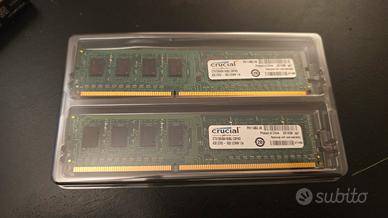 8GB DDR3 Curcial 1600 UDIMM