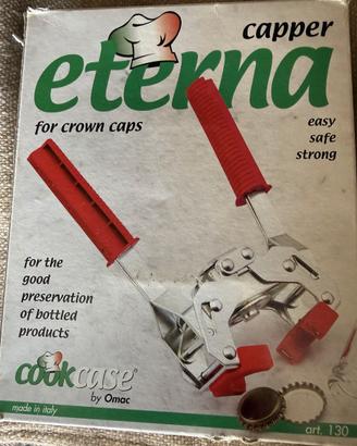 TAPPATRICE ETERNA per tappi corona a 2 leve