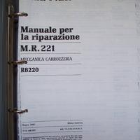 RENAULT 5 TURBO-Motore centrale-Manuale d’officina