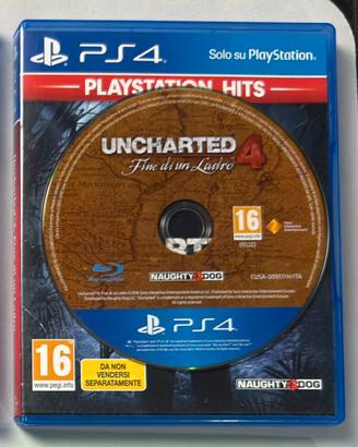 Uncharted 4 PS4 PlayStation Hits