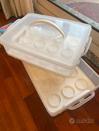 Porta cupcake muffin lasagna biscotti Snapware