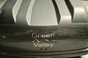 Box Tetto Auto GreenValley UNICA 450 litri + barre