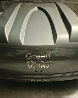 Box Tetto Auto GreenValley UNICA 450 litri + barre