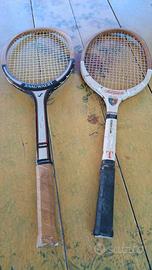 Racchette da tennis vintage in legno 