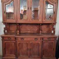 Due credenze antiche fine 800 in legno originali