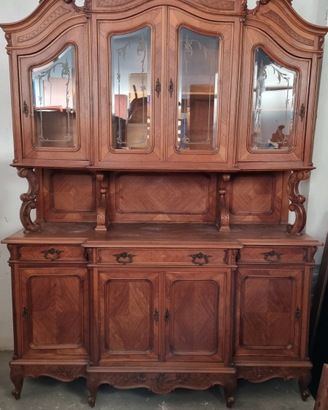 Due credenze antiche fine 800 in legno originali