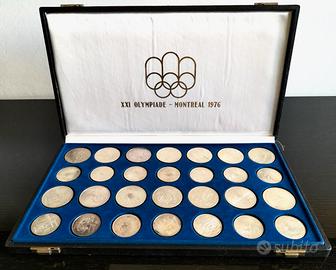 Olimpiadi Montreal 1976, cofanetto monete argento