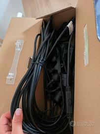 cavo led 25 led e 15 lampadine per uso esterno