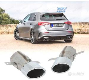 TERMINALI SCARICO MERCEDES W177 18- LOOK A35 AMG