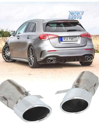 TERMINALI SCARICO MERCEDES W177 18- LOOK A35 AMG