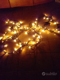 Lampadine natalizie gialle