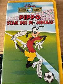 cassetta vhs Walt Disney  PIPPO STAR DEI MONDIALI