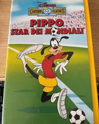 cassetta vhs Walt Disney  PIPPO STAR DEI MONDIALI
