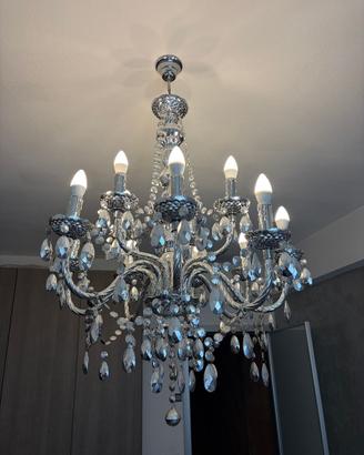 Lampadario, grande, a bracci stile barocco/moderno