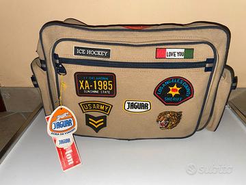 JAGUAR BORSA ZAINETTO DA VIAGGIO VINTAGE NUOVA
