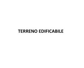 Terreno edificabile