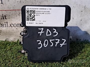 ABS JAGUAR XE Serie (X760) GX7314F447AF 0265956242