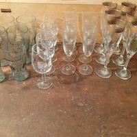 Bicchieri Coca-cola e flut 