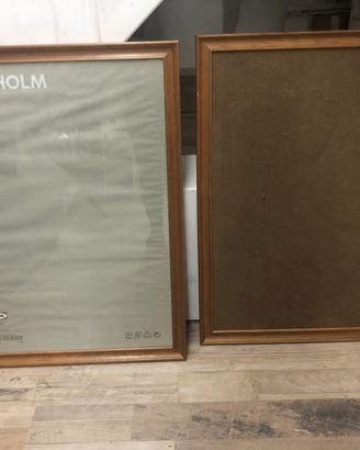 Cornici 50x70 in legno e vetro