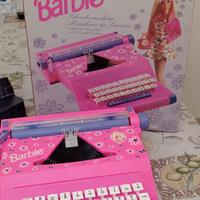 macchina da scrivere barbie