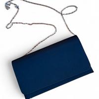 Pochette "Anna Panni" blu con catena tracolla
