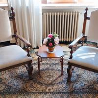 Poltrona coppia sedie poltrone da camera noce