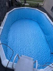 Piscina GRE ovale 5x3 mt