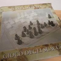 scacchiera in vetro 