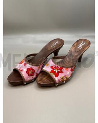 ZOCCOLI DONNA FIORATI D&G ROSA