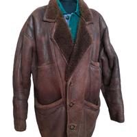 Shearling da uomo in vera pelle