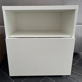 Mobiletto IKEA bianco mod. Besta ad Eu 25