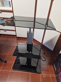 Mobile porta TV, consolle, decoder in vetro 