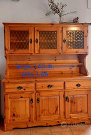 credenza in pino massiccio