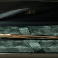 Cross Penna a sfera laminata in oro 10 kt vintage