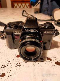 Minolta X300s ,obiettivi, borsa lowepro e filtri