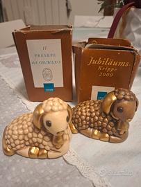 coppia agnelli Thun presepe Giubileo 2000