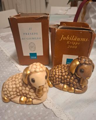 coppia agnelli Thun presepe Giubileo 2000