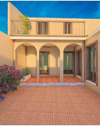 Casa campidanese con progetto approvato nel Centro