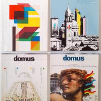 DOMUS 1987, '88, rivista design vintage, lotto 4 p