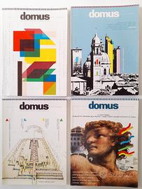 DOMUS 1987, '88, rivista design vintage, lotto 4 p